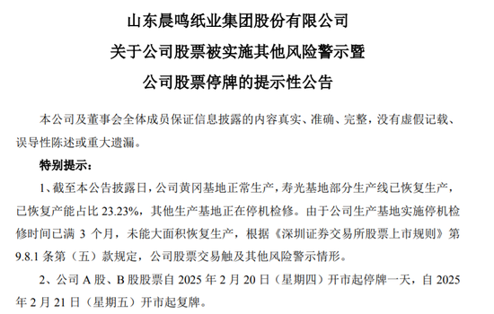 500亿债务压顶，“纸茅”晨鸣纸业的“雷” 还停不住…